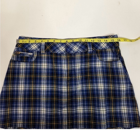 Abercrombie & Fitch Y2K Plaid Checkered Mini Skirt - Picture 5 of 6